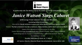 Janice Watson Concert Poster