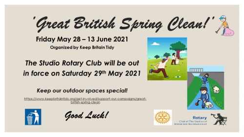 Studio Rotary - Keep British Tidy - Spring Clean 2021