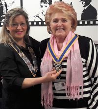 Sandra Parnell - Club President 2018-19 Sandra Parnell - Club President 2018-19